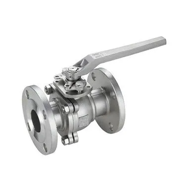 Válvula de esfera inoxidável de 2 peças