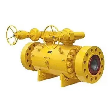 Válvula de esfera de bloqueio duplo e sangria